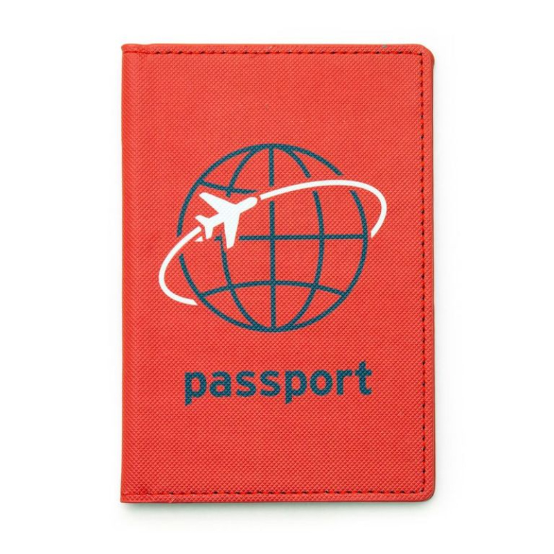 Kikkerland Passport Cover Red