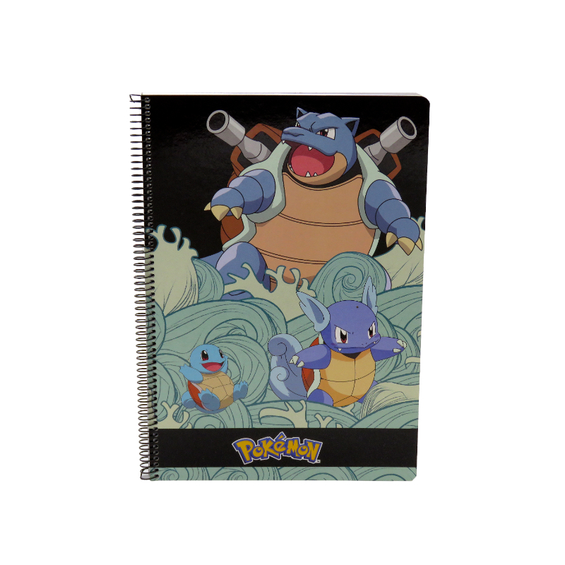Pokemon A4 Spiral Notebook Squirtle