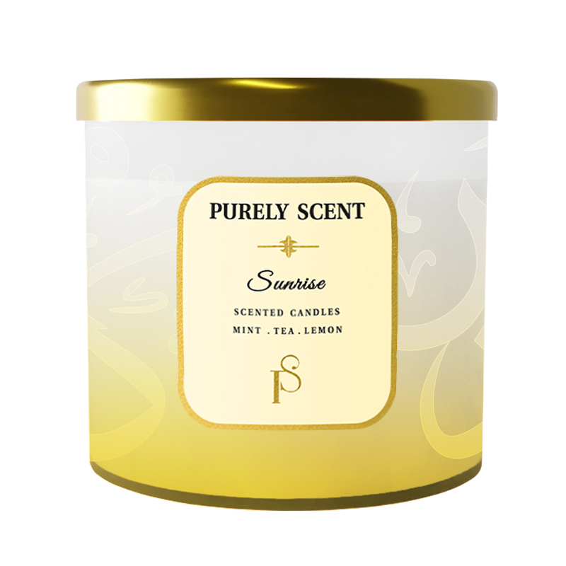 Purely Scent Sunrise %100 Soy Wax Candle