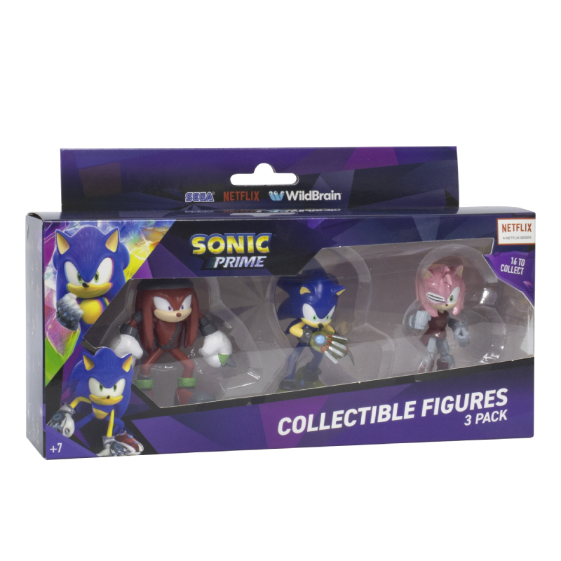 Sonic Figures 3 Pack Window Box (S1)