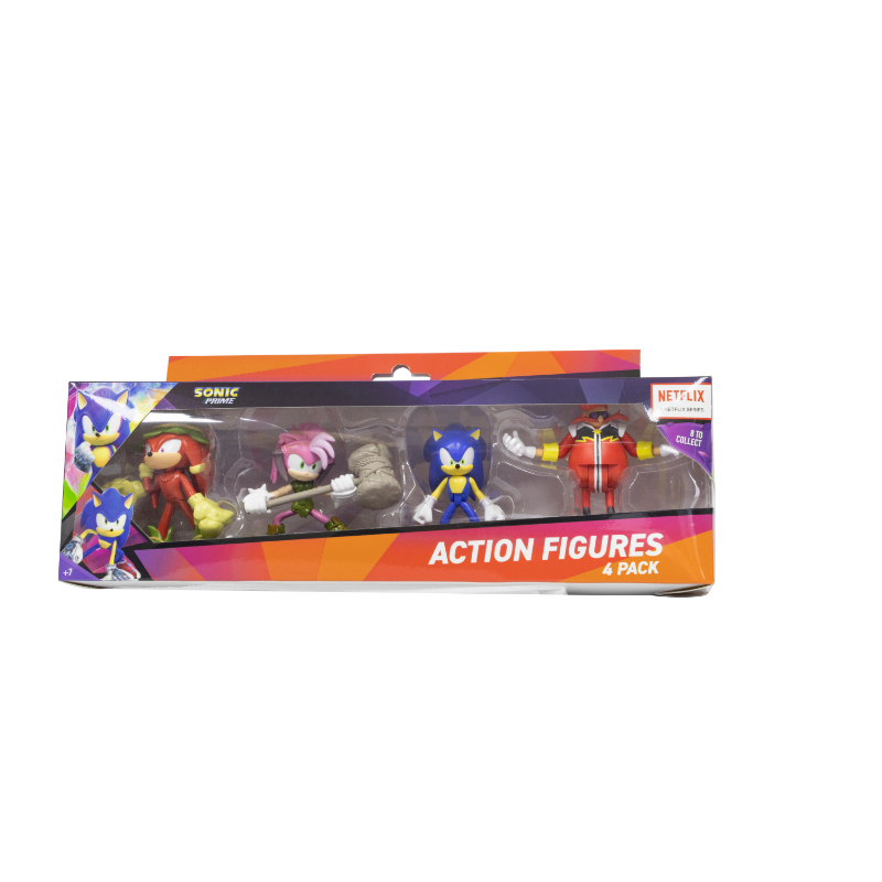 Sonic Articulated Action Figures Figure4Pcs In Window Box (S1)