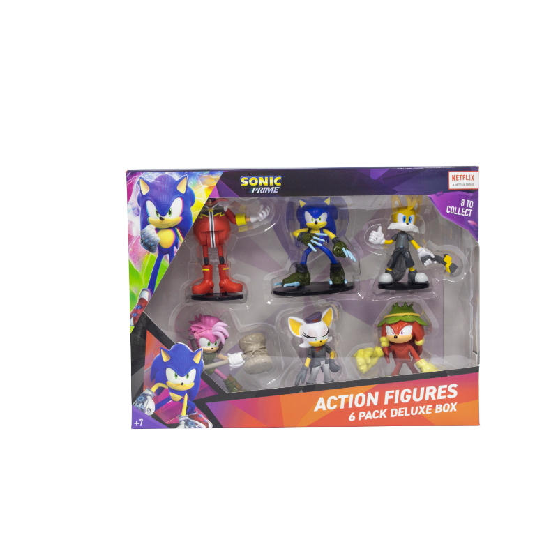 Sonic Articulated Action Figures Figure6 Pack Deluxe Box (S1)