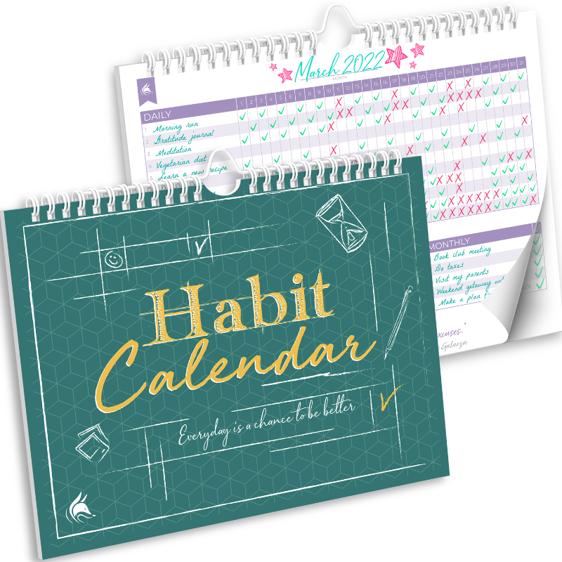 Clever Fox Habit Calendar