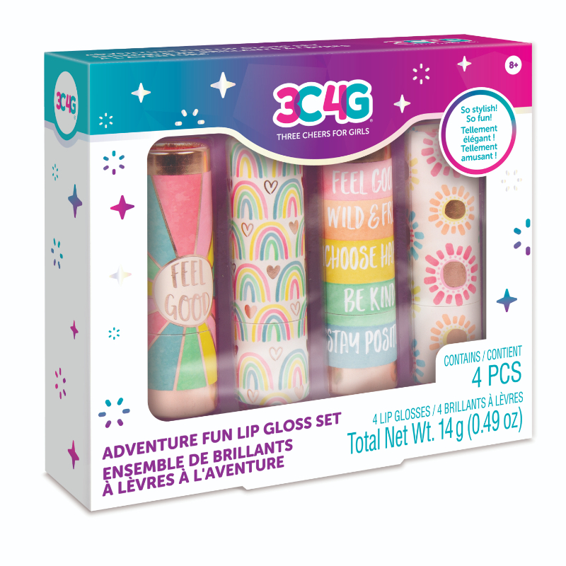 3C4G Adventure Fun Lip Gloss Set