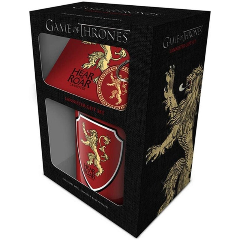 Pyramid Game Of Thrones Lannister (Mug Coaster and Keychain)