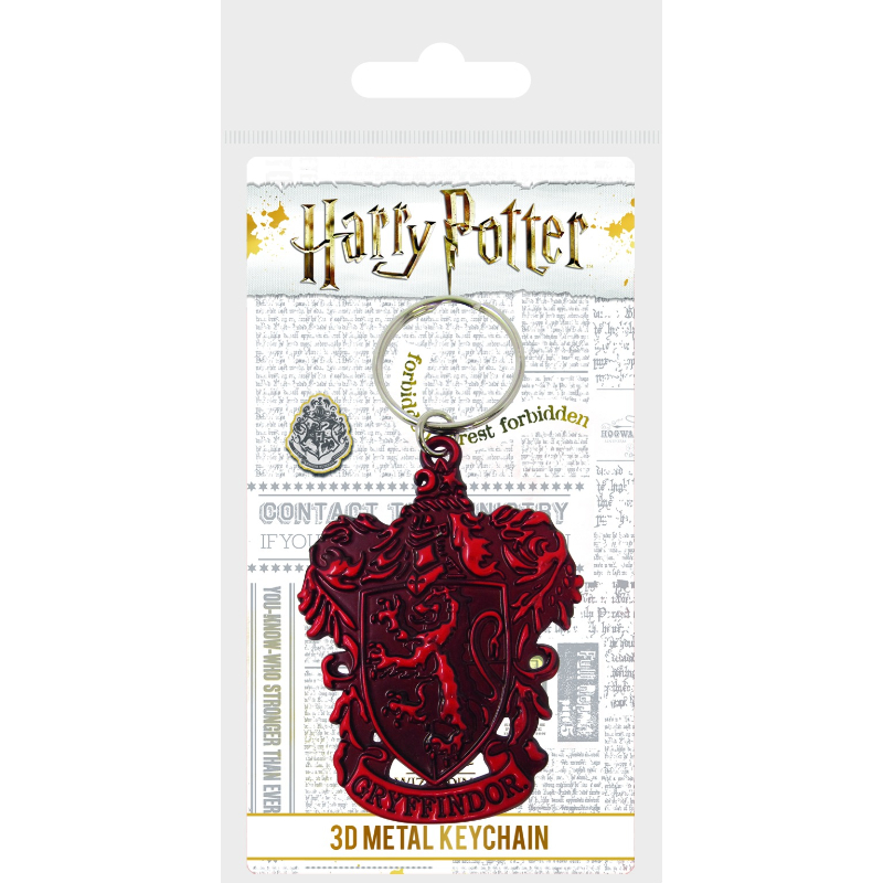 Pyramid Harry Potter Gryffindor Crest (Metal Keychain)