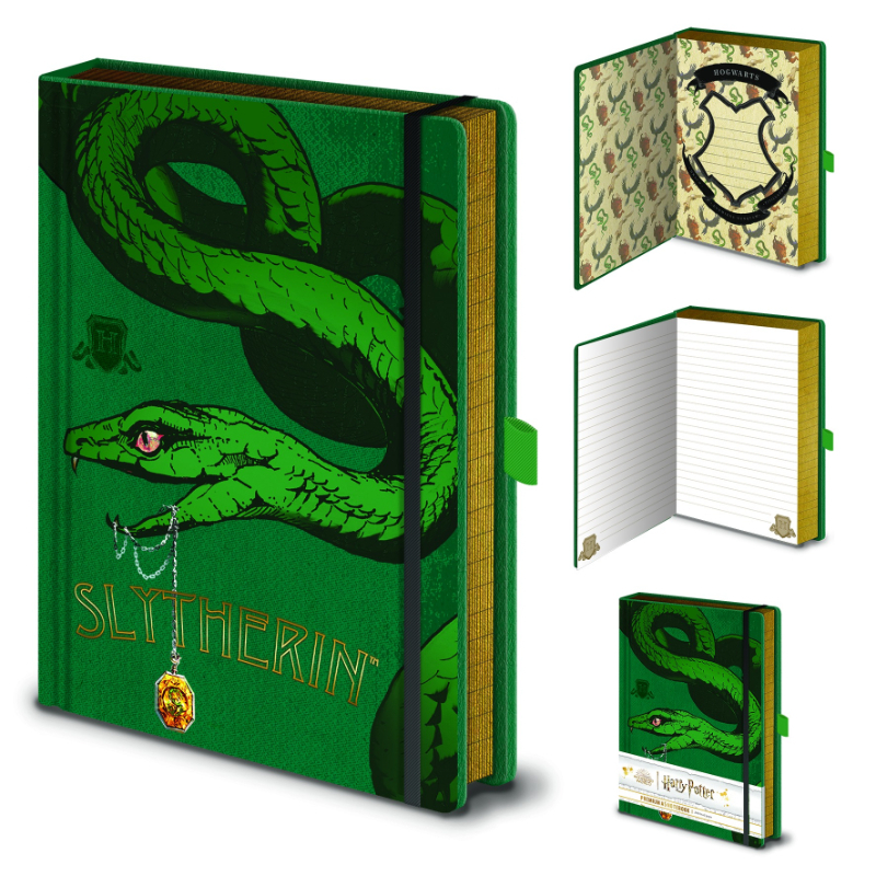 Pyramid Harry Potter Intricate Houses Slytherin (Premium A5 Notebook)