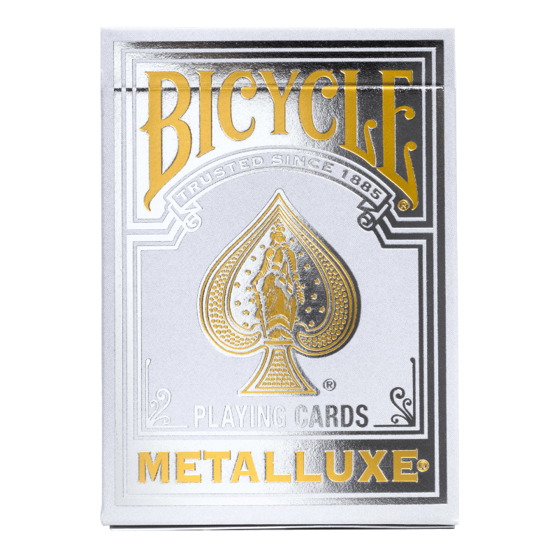Bicycle Metalalluxe Silver Playing Cards
