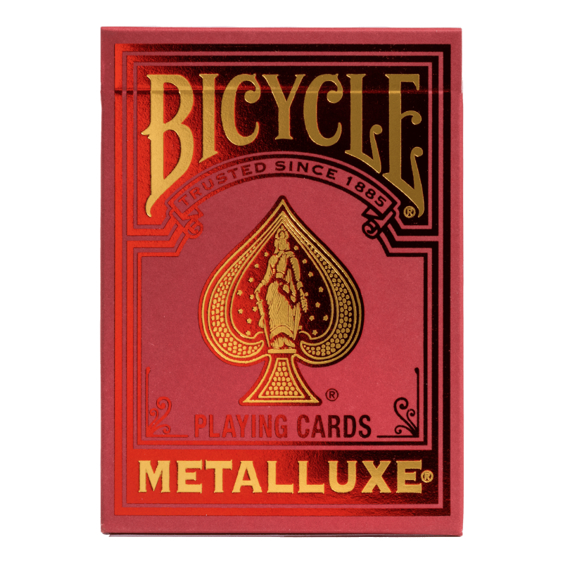 Bicycle Metalalluxe Red Playing Cards