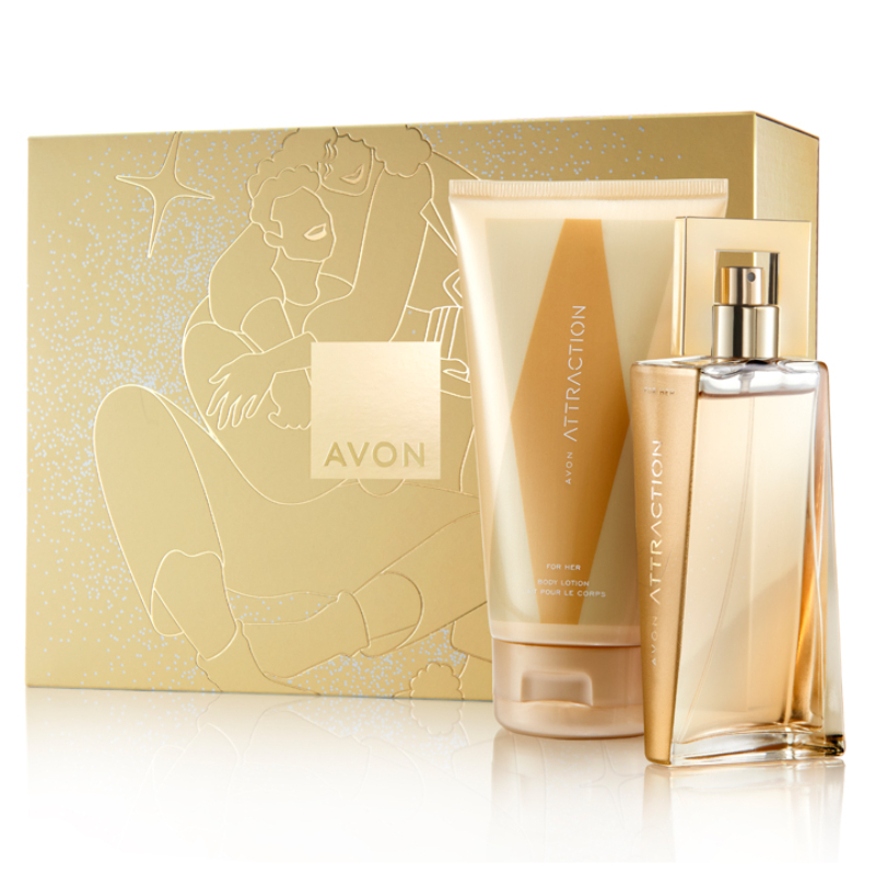 Avon Attraction For Her 2Pc Giftset (Edp 50Ml And Body Lotion 150Ml)