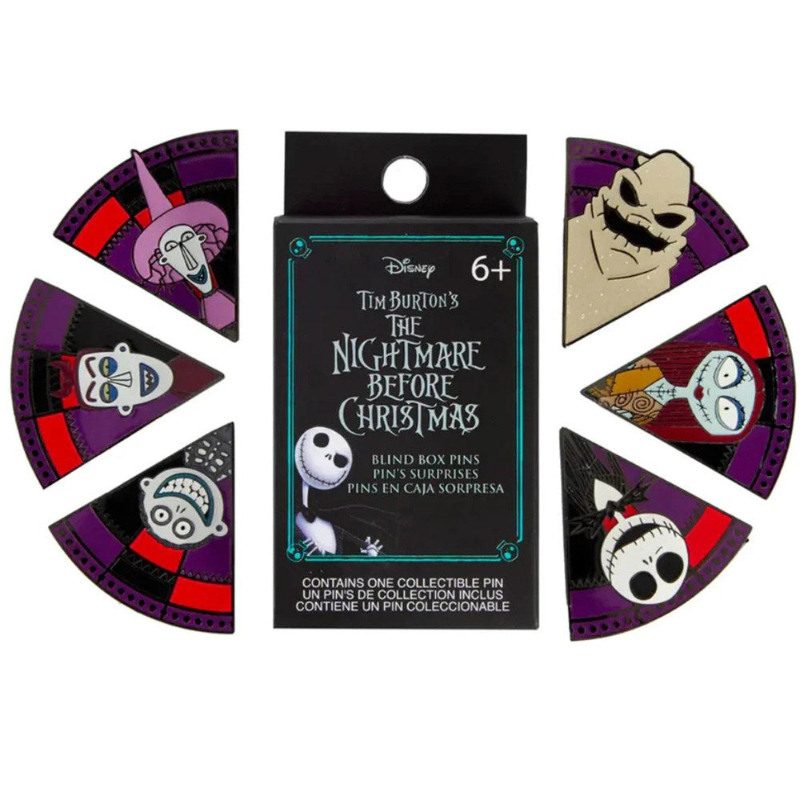 Funko Loungefly! Blind Box Pin: Disney The Night Before Christmas Oogie Boogie Wheel Blind Box Pins