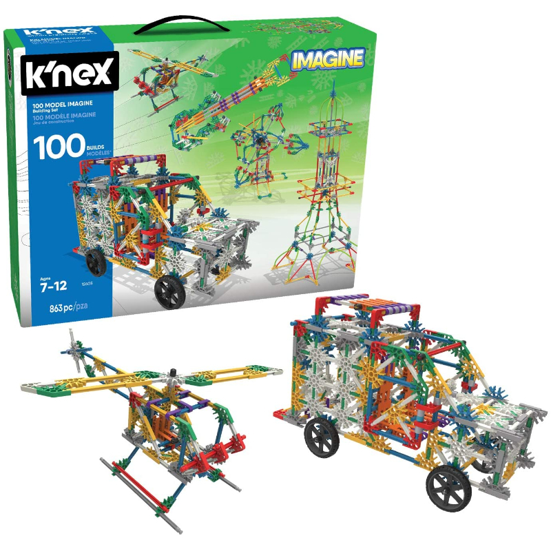 K`Nex Imagine 100 Model Building Set (863 Pieces)