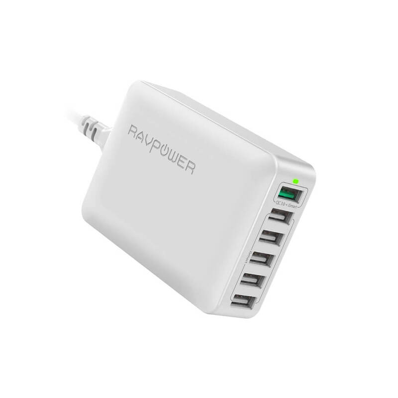 Ravpower Usb Quick Charger 60W 6Port