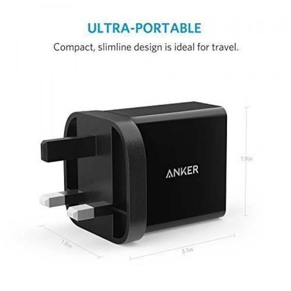 Anker Powerport 1 with Quick Charge 30 Black