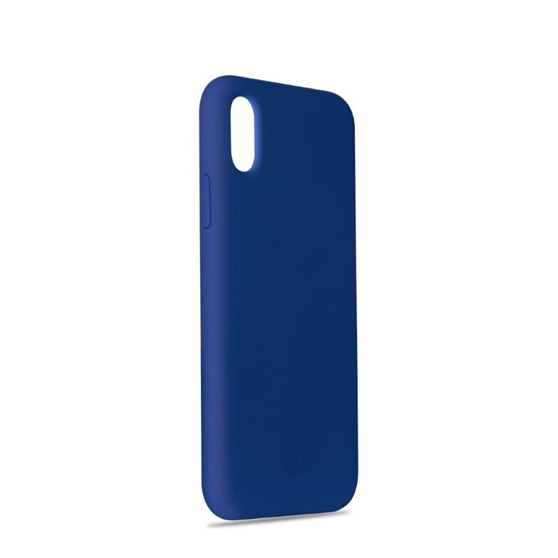 Puro Cover Silicon with Microfiber Inside for Apple iPhone XR 6.1 Dark Blue