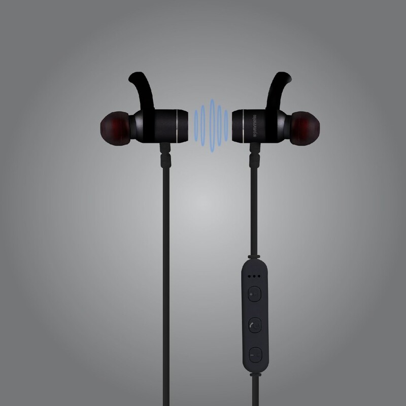 Promate Wireless in Ear Stereo Sport Magnetic Earbuds Black