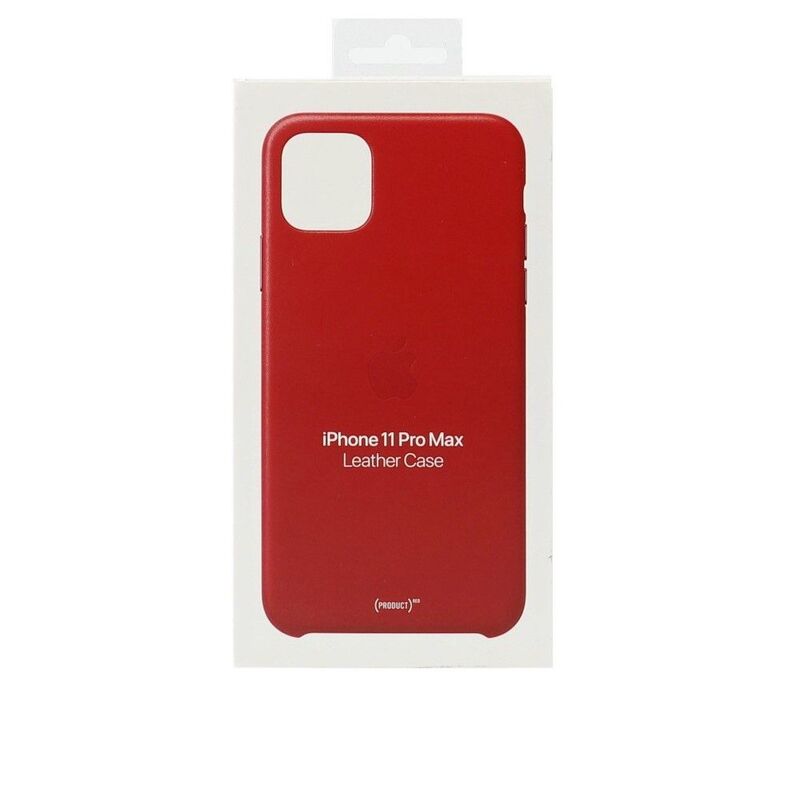 Apple iPhone 11 Pro Max Leather Case (Product) Red