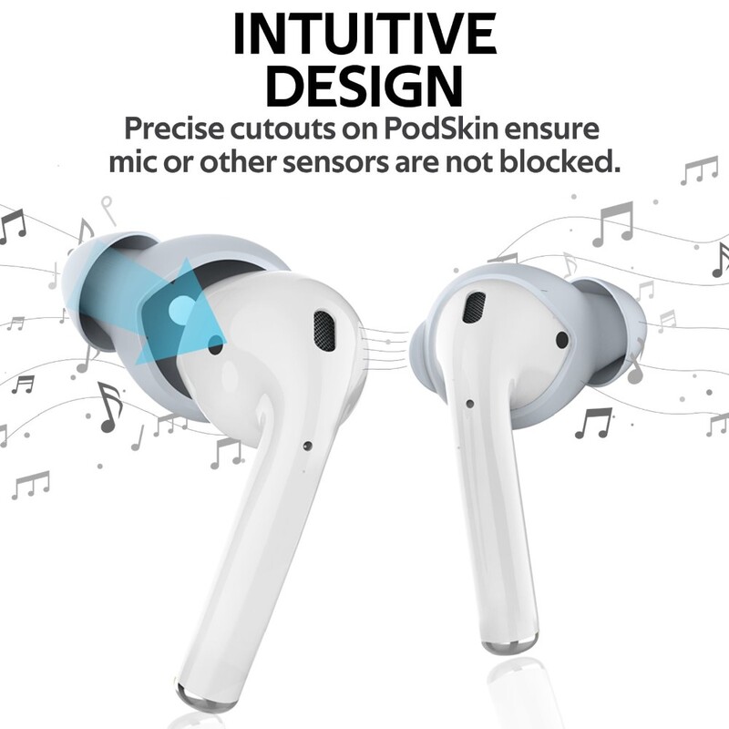 Promate Anti Slip Sporty Earbuds for AirPods Blue