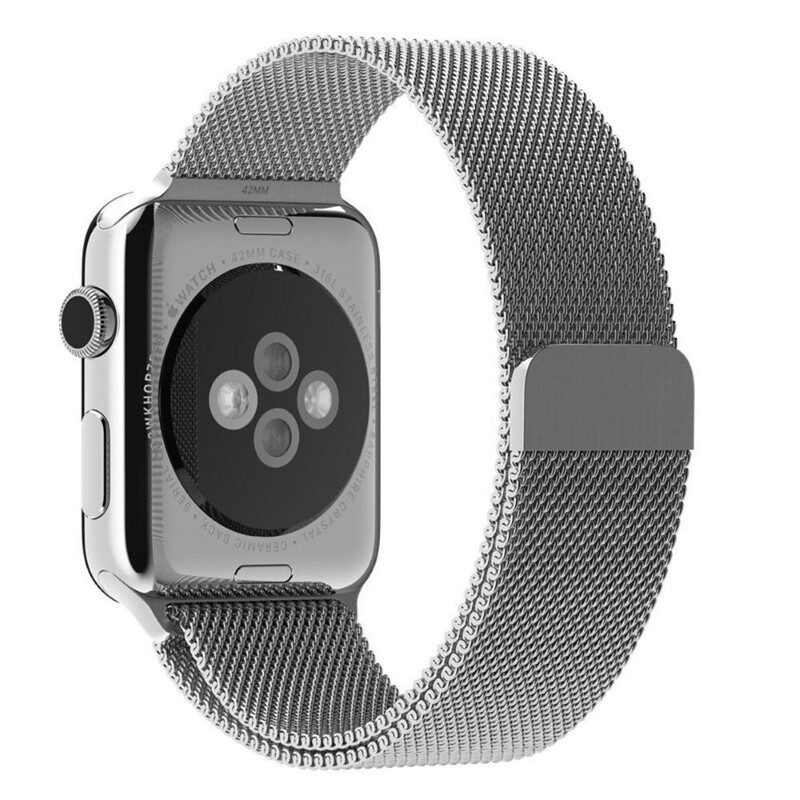 Promate Milanese Loop for 38mm Apple Watch Silver