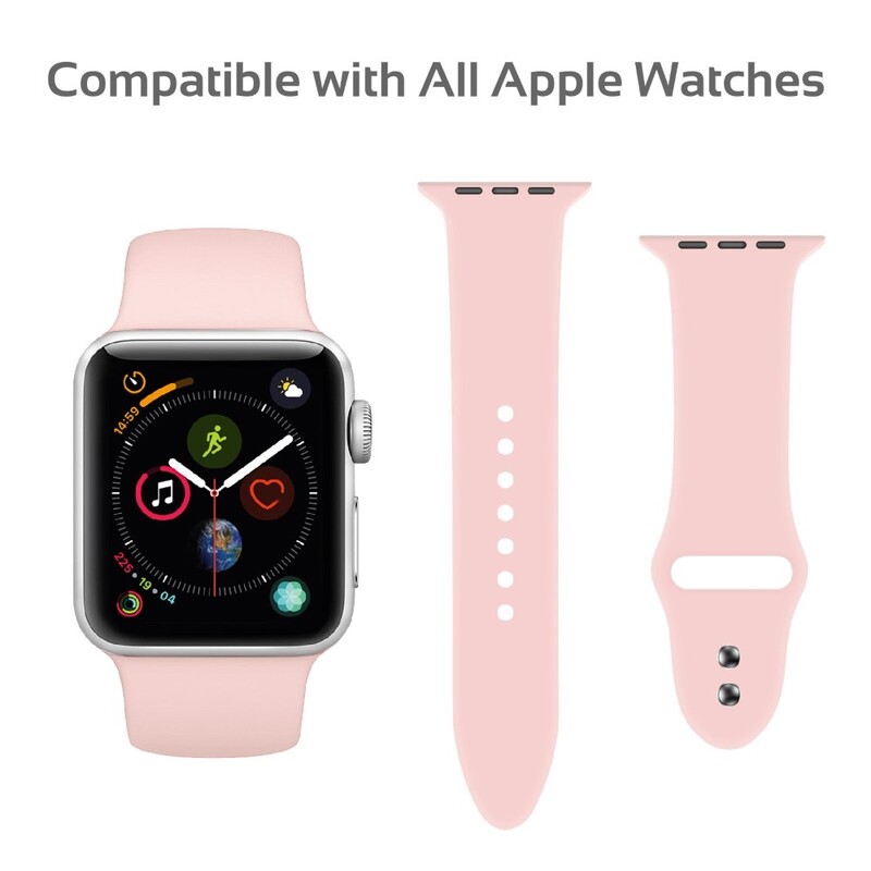 Promate Strap for 38mm Apple Watch Small Medium L.Pink
