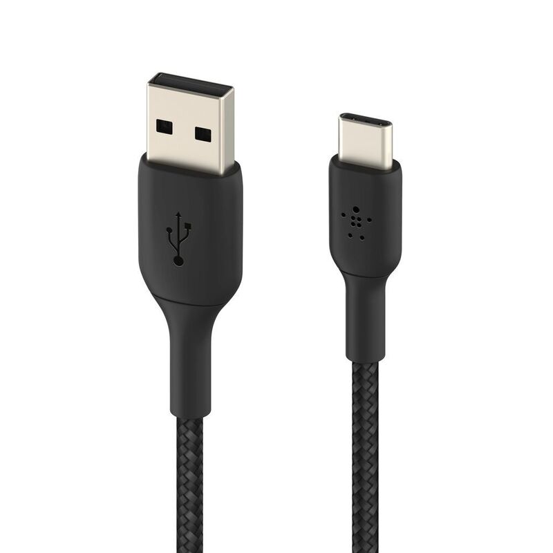Belkin Cable Braided C to A 1M Blk
