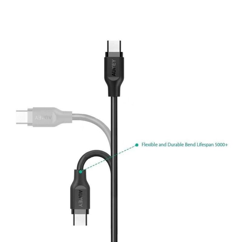 Aukey USB 3.0 to USBc Cable 1M Black