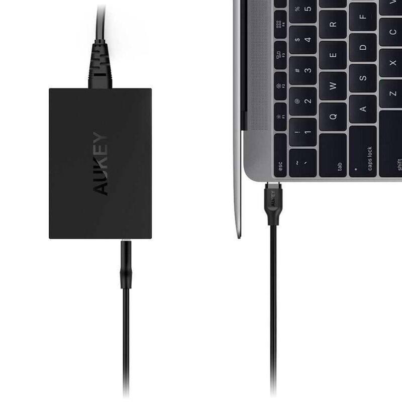 Aukey Impulse Pd Ac 3.0 USBa to C Cable5Pack Black