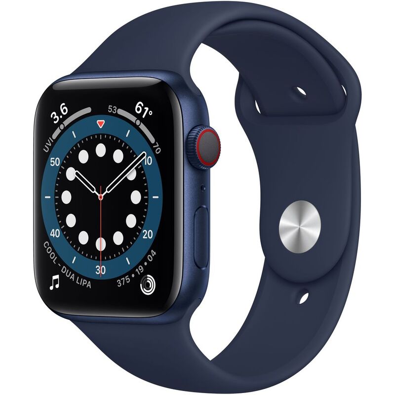 Apple Watch Series 6 GPS + Cellular 44mm Blue Aluminium Case with Deep