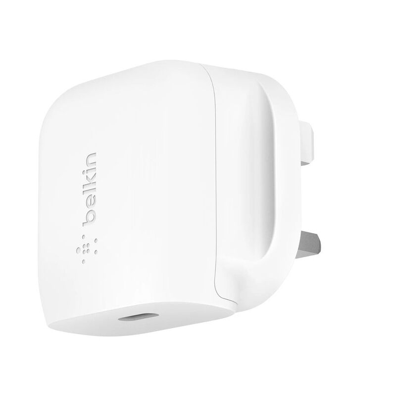 Belkin Wall Charger 20W Ac Charger Uk Plug White