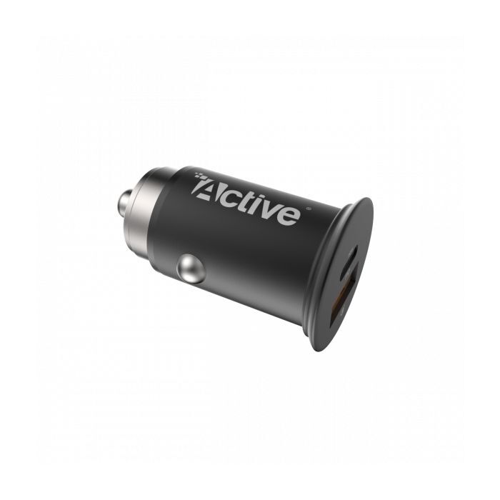 Car Charger Active Go Metal Black