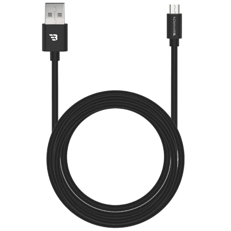 Baykron USB A to Micro USB Cable 2A 1.2 Meter Tpu Black