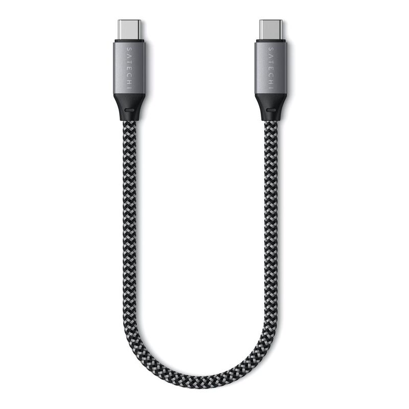 Satechi - USB-C to USB-C Short Cable - 10 - Space Gray
