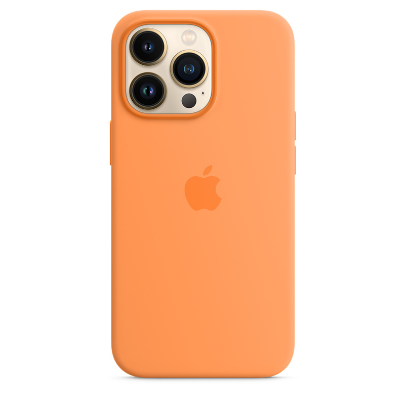 Apple iPhone 13 Pro Silicone Case with MagSafe Marigold