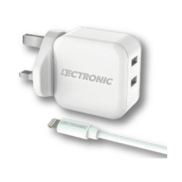 Lectronic Super Smart Wall Charger 24W With 1M Lightning Cable