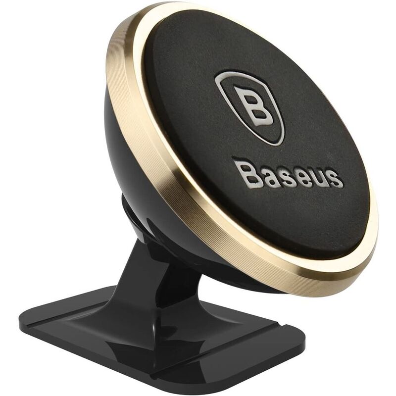 Baseus 360-Degree Rotation Magnetic Mount Holder(Paste Type) Luxury Gold