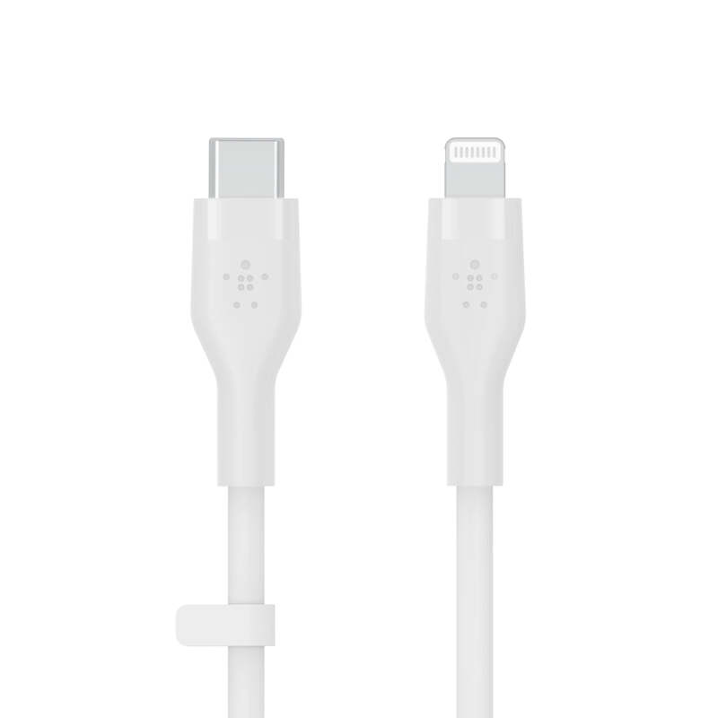 Belkin Cable Silicone Lightning To Type-C 1M White