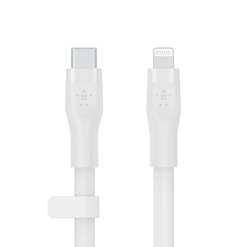 Belkin Cable Silicone Lightning To Type-C 3M White
