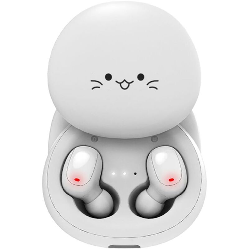 بورودو سماعات الأذن اللاسلكية ساوند تيك للأطفال أبيض