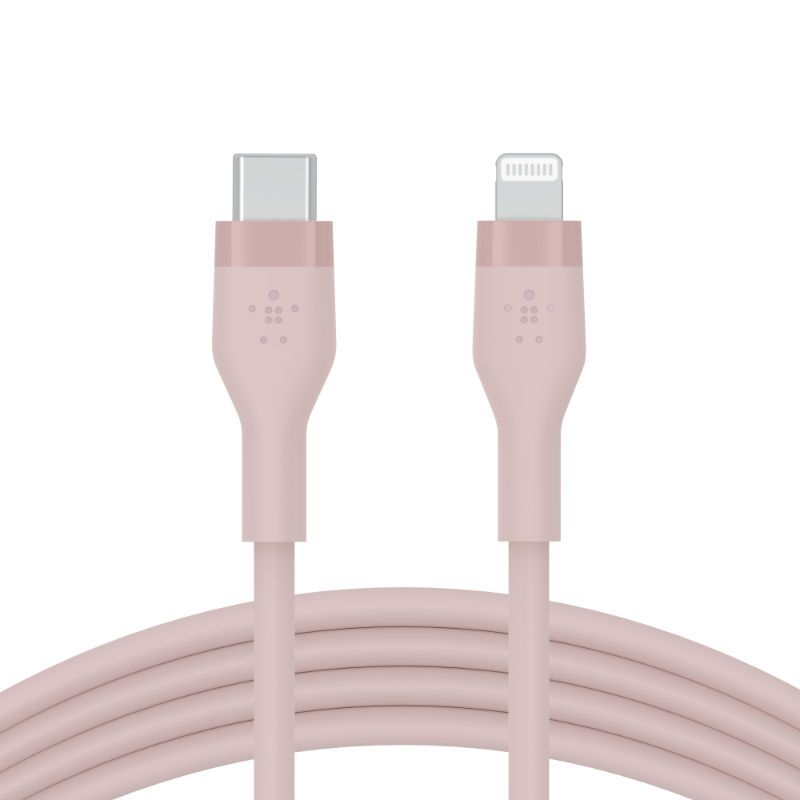Belkin Cable Silicone Lightning To Typec 1M Pink