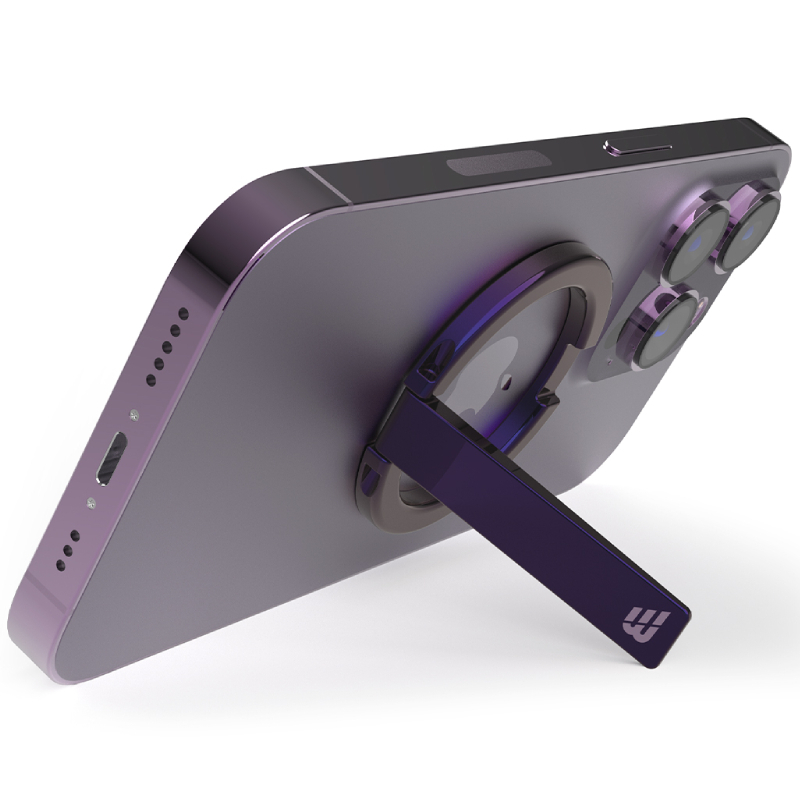Baykron Compact Magnetic Stand For Mobile Purple