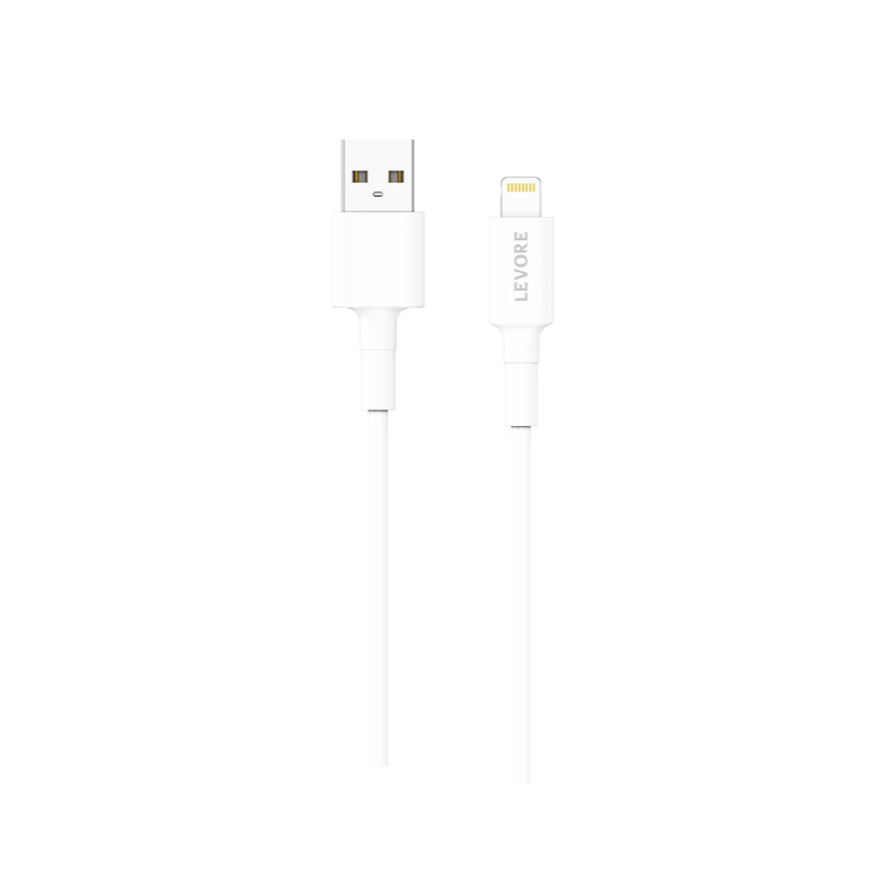 Levore Usb-A To Lightning Cable Mfi Certified 1.0M - White