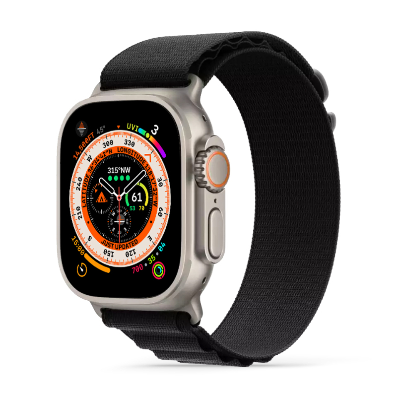Esse Apple Watch Ultra Strap - Black - Large - 49Mm