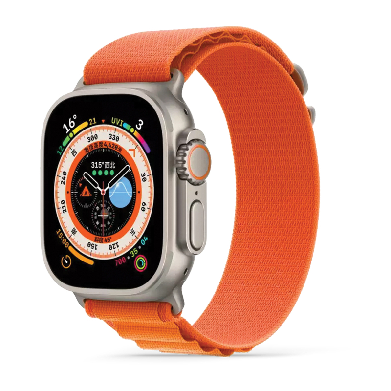Esse Apple Watch Ultra Strap - Orange -Large - 49Mm