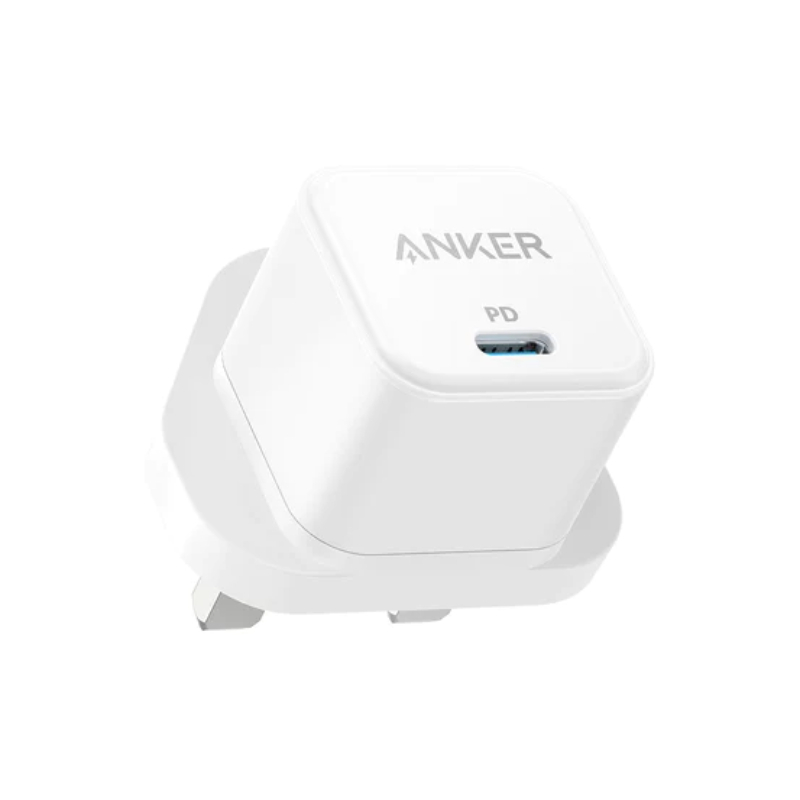 Anker Charger Powerport Iii 20W Usb-C With Cable C-L 0.9M White