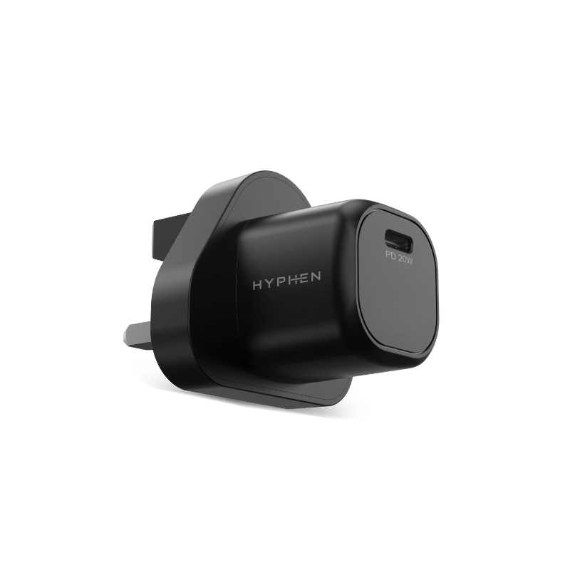 Hyphen Mini Pd Adaptor 20W Uk Plug Black