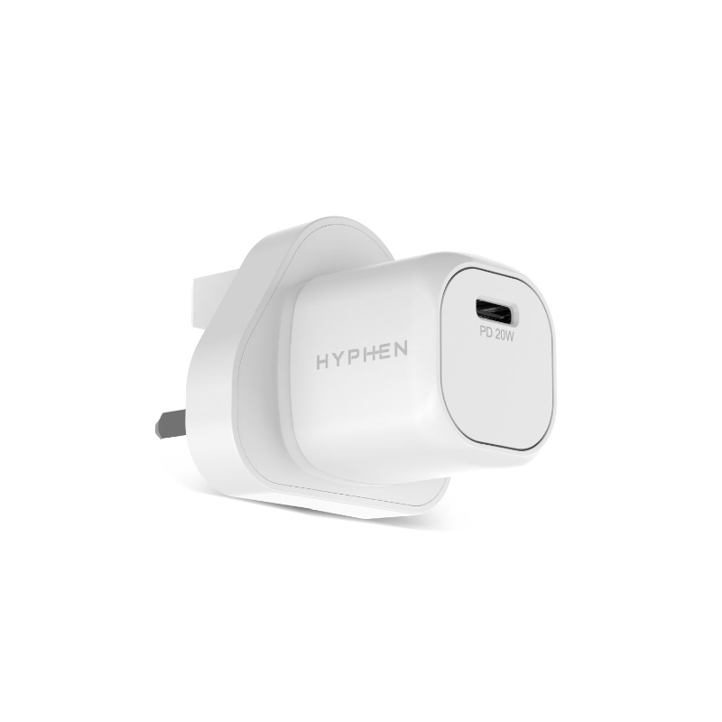 Hyphen Mini Pd Adaptor 20W Uk Plug White