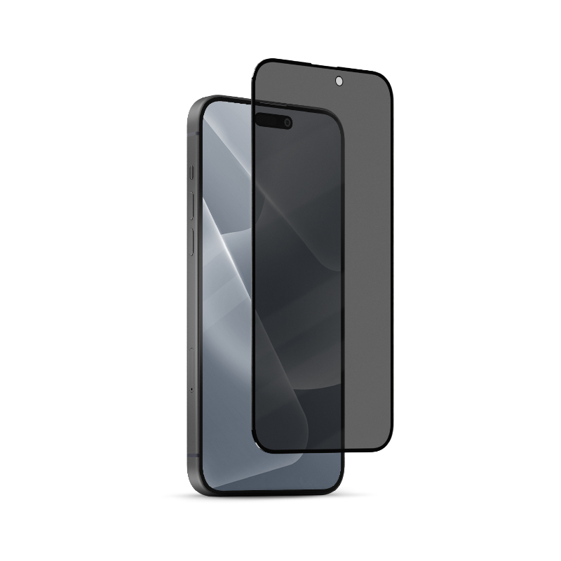 Hyphen Defendr Privacy Tempered Glass With Applicator Iphone 15