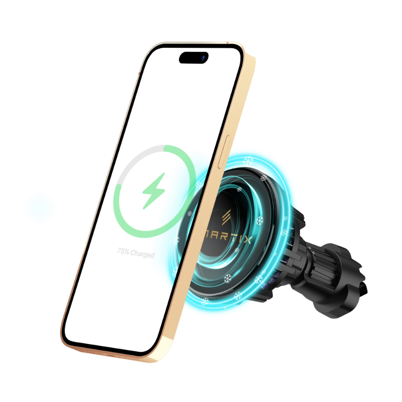 Smartix Magnetic Cooling Wireless Car Charger