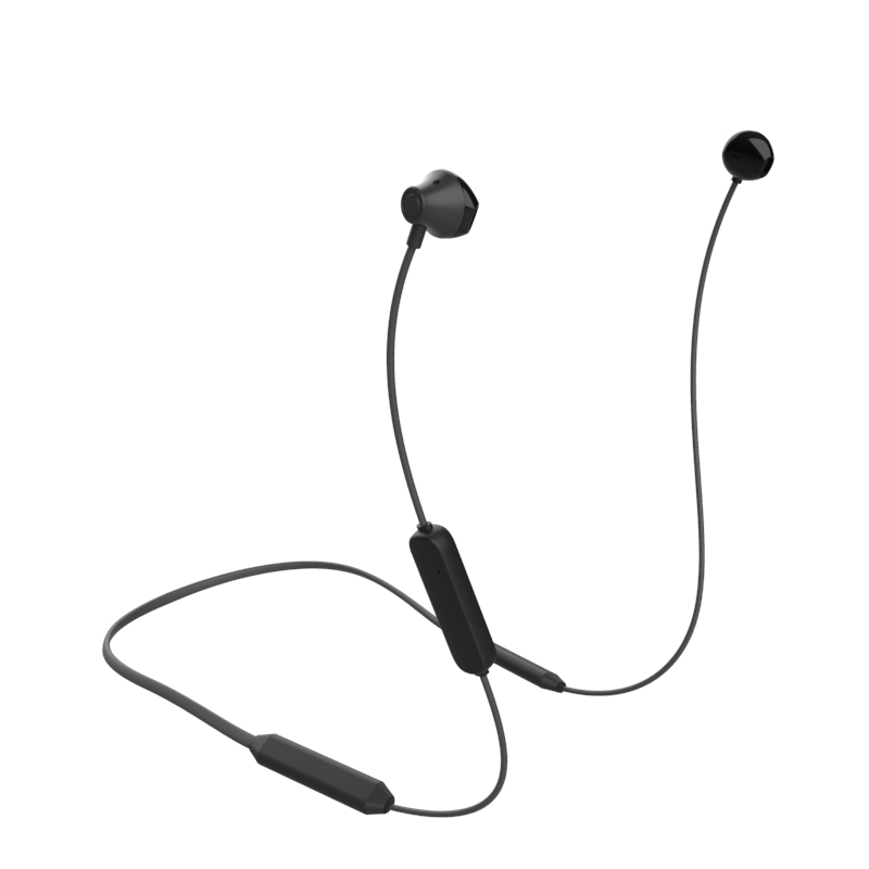 Active Charm-Fit Neckband Wireless Earphone Gray