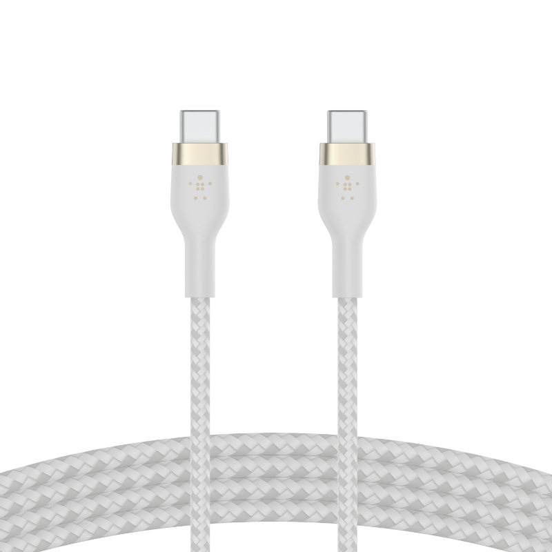 Belkin Cable Type-C To Type-C Silicone 1M White Color